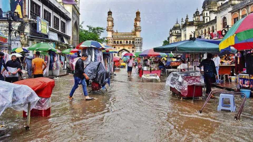 Hyderabad receives excess rain in July