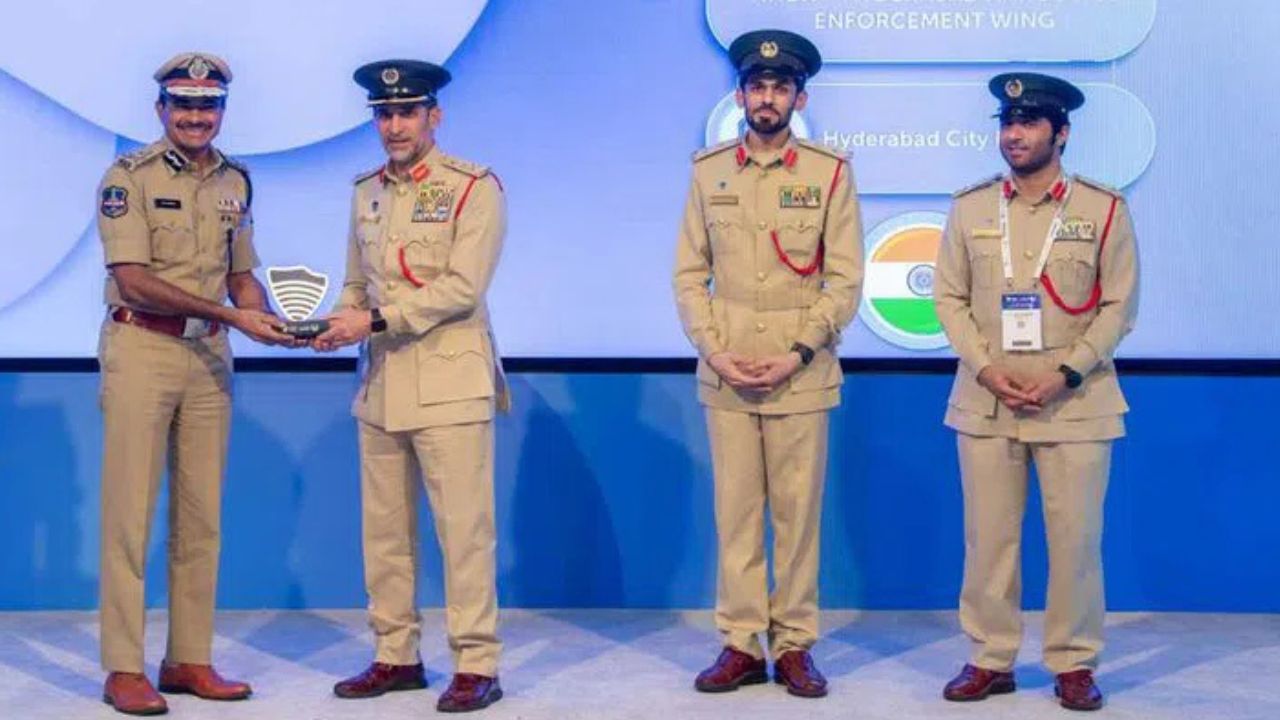 Hyderabad Police Commissioner CV Anand Honoured with International Anti-Narcotics Award at World Police Summit 2025Hyderabad Police Commissioner CV Anand Honoured with International Anti-Narcotics Award at World Police Summit 2025Hyderabad Police Commissioner CV Anand Honoured with International Anti-Narcotics Award at World Police Summit 2025Hyderabad Police Commissioner CV Anand Honoured with International Anti-Narcotics Award at World Police Summit 2025