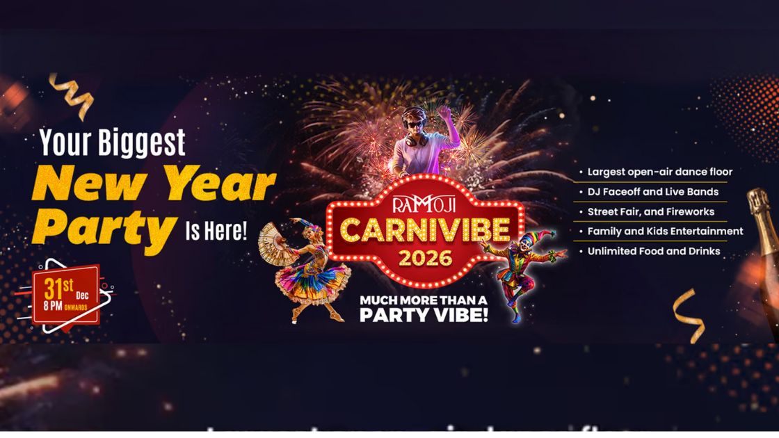 Hyderabad’s Biggest 31st NYE Party at Ramoji Carnivibe 2026