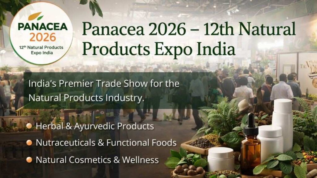 Panacea 2026 – 12th Natural Products Expo India - hellohyderabad.org